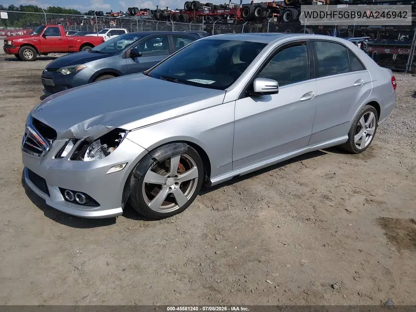 2010 Mercedes-Benz E 350 VIN: WDDHF5GB9AA246942 Lot: 45581240