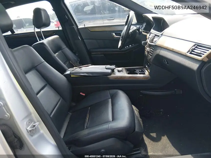 2010 Mercedes-Benz E 350 VIN: WDDHF5GB9AA246942 Lot: 45581240