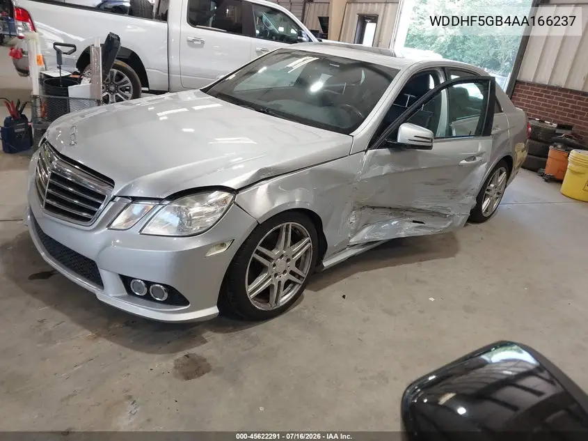 2010 Mercedes-Benz E 350 VIN: WDDHF5GB4AA166237 Lot: 45622291