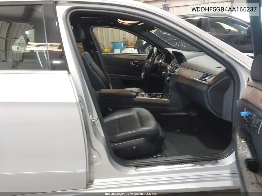 2010 Mercedes-Benz E 350 VIN: WDDHF5GB4AA166237 Lot: 45622291