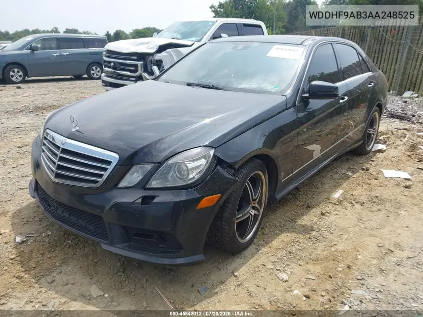 2010 Mercedes-Benz E 550 4Matic VIN: WDDHF9AB3AA248525 Lot: 45642012