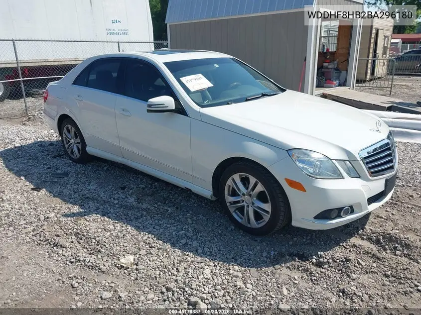 WDDHF8HB2BA296180 2011 Mercedes-Benz E 350 4Matic
