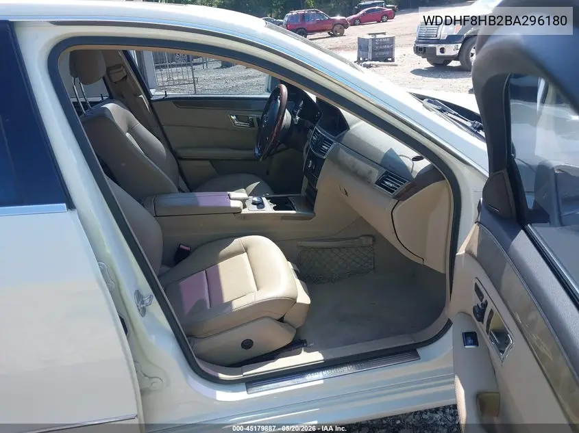 WDDHF8HB2BA296180 2011 Mercedes-Benz E 350 4Matic