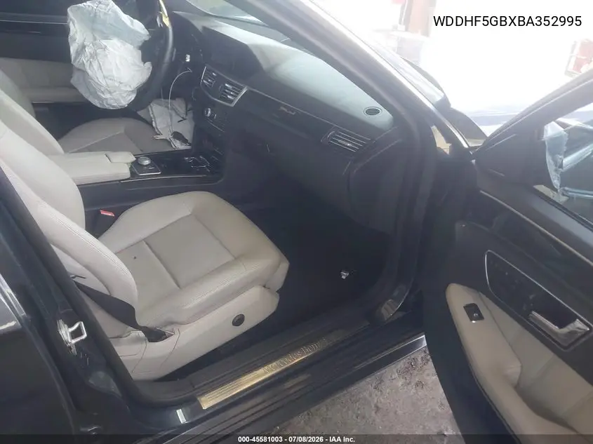 2011 Mercedes-Benz E 350 VIN: WDDHF5GBXBA352995 Lot: 45581003