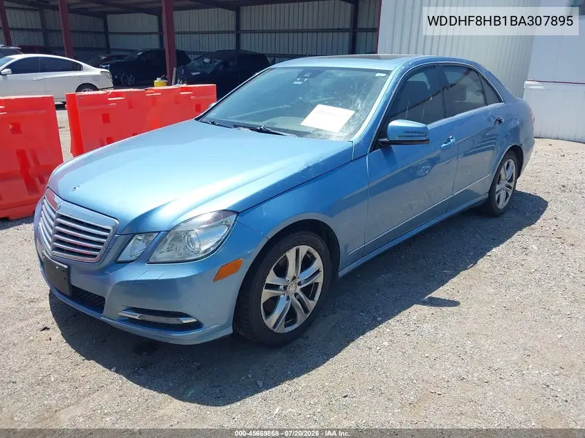 2011 Mercedes-Benz E 350 4Matic VIN: WDDHF8HB1BA307895 Lot: 45669869