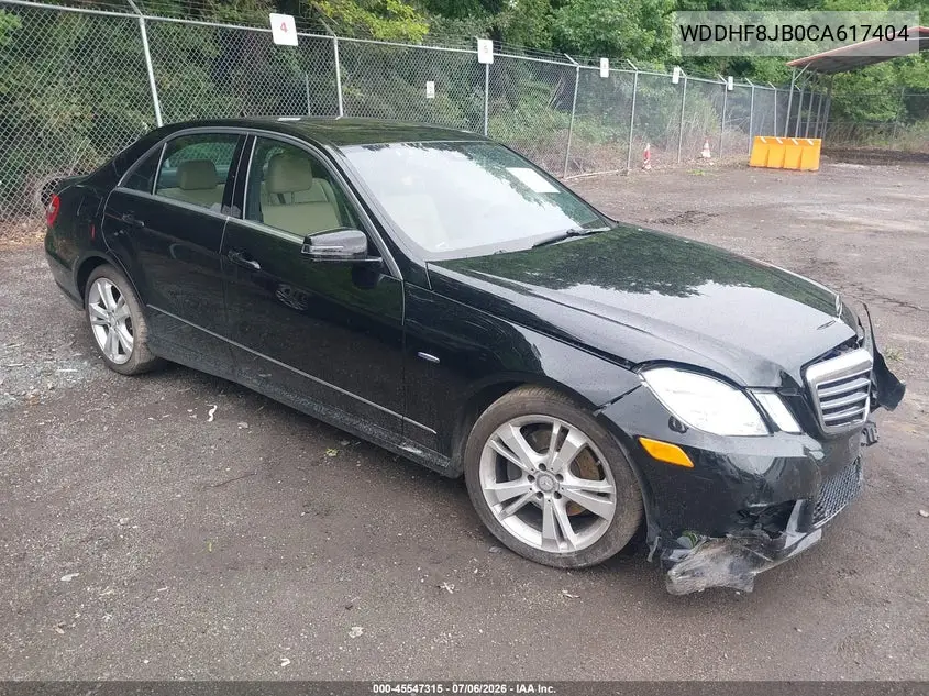 2012 Mercedes-Benz E 350 4Matic VIN: WDDHF8JB0CA617404 Lot: 45547315