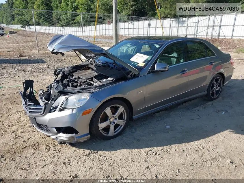 2012 Mercedes-Benz E 350 4Matic VIN: WDDHF8JB4CA597030 Lot: 45610722