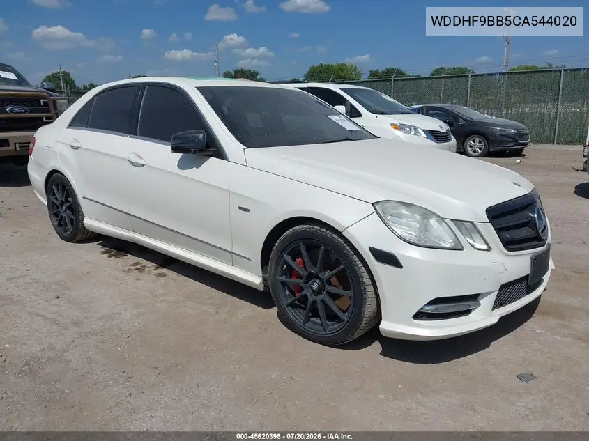 2012 Mercedes-Benz E 550 4Matic VIN: WDDHF9BB5CA544020 Lot: 45620398