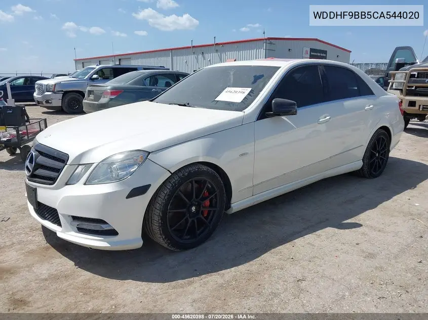 2012 Mercedes-Benz E 550 4Matic VIN: WDDHF9BB5CA544020 Lot: 45620398