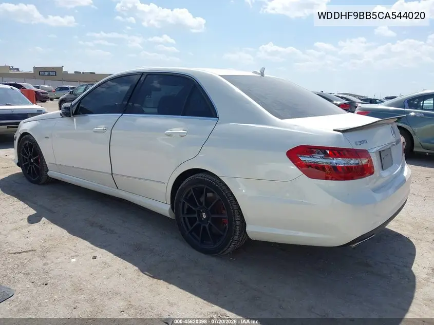 2012 Mercedes-Benz E 550 4Matic VIN: WDDHF9BB5CA544020 Lot: 45620398