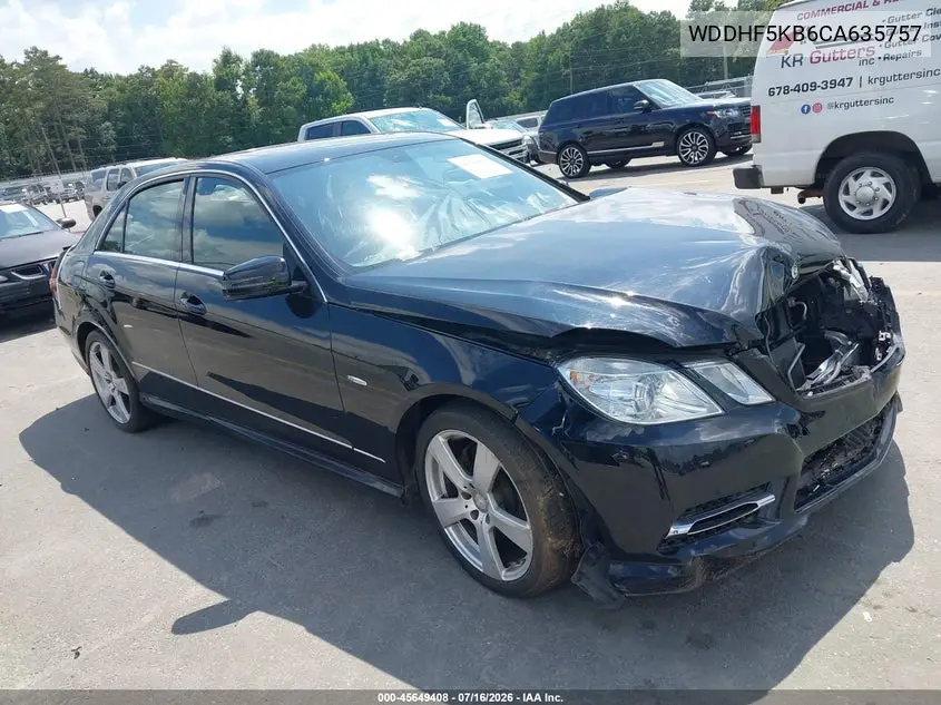 2012 Mercedes-Benz E 350 VIN: WDDHF5KB6CA635757 Lot: 45649408
