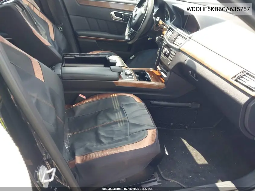 2012 Mercedes-Benz E 350 VIN: WDDHF5KB6CA635757 Lot: 45649408
