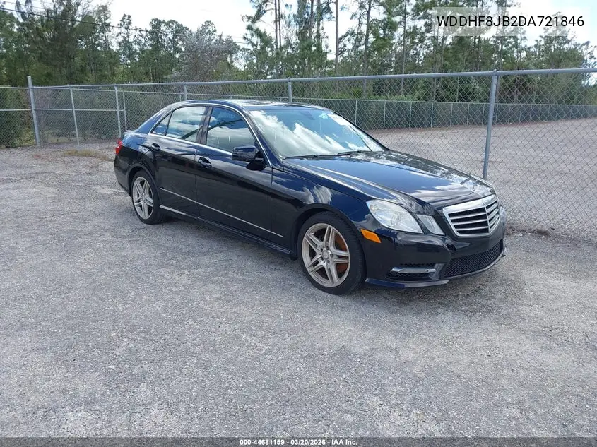 WDDHF8JB2DA721846 2013 Mercedes-Benz E 350 4Matic