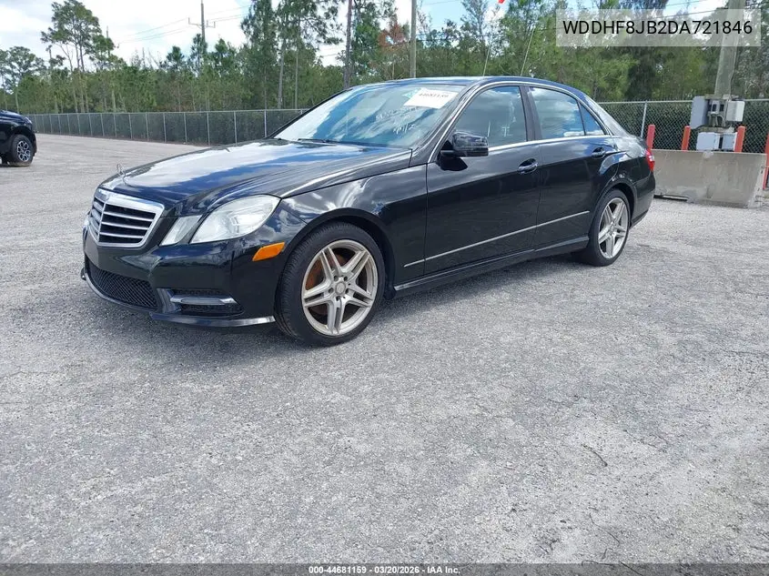 WDDHF8JB2DA721846 2013 Mercedes-Benz E 350 4Matic
