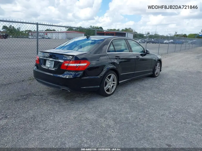 WDDHF8JB2DA721846 2013 Mercedes-Benz E 350 4Matic