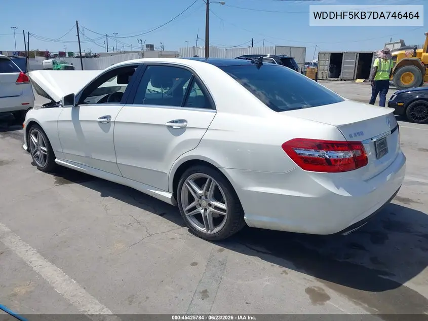 2013 Mercedes-Benz E 350 VIN: WDDHF5KB7DA746464 Lot: 45425784