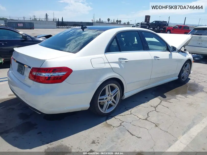 2013 Mercedes-Benz E 350 VIN: WDDHF5KB7DA746464 Lot: 45425784