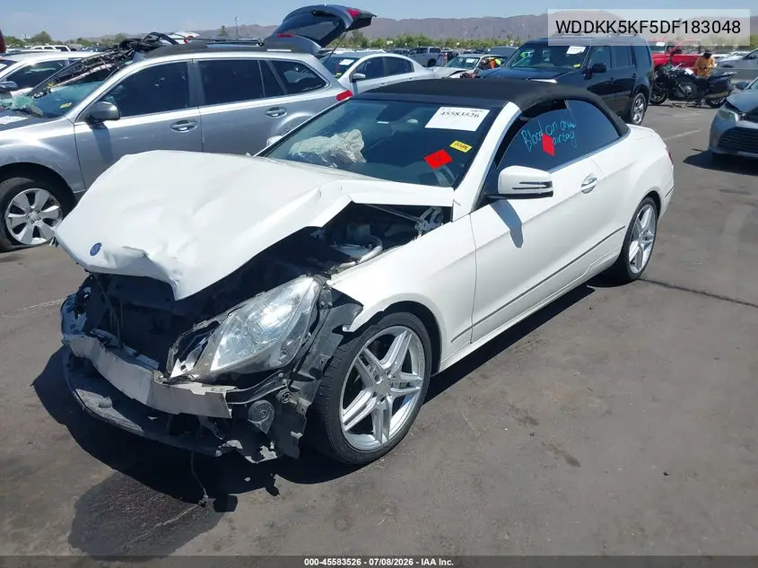 2013 Mercedes-Benz E 350 VIN: WDDKK5KF5DF183048 Lot: 45583526