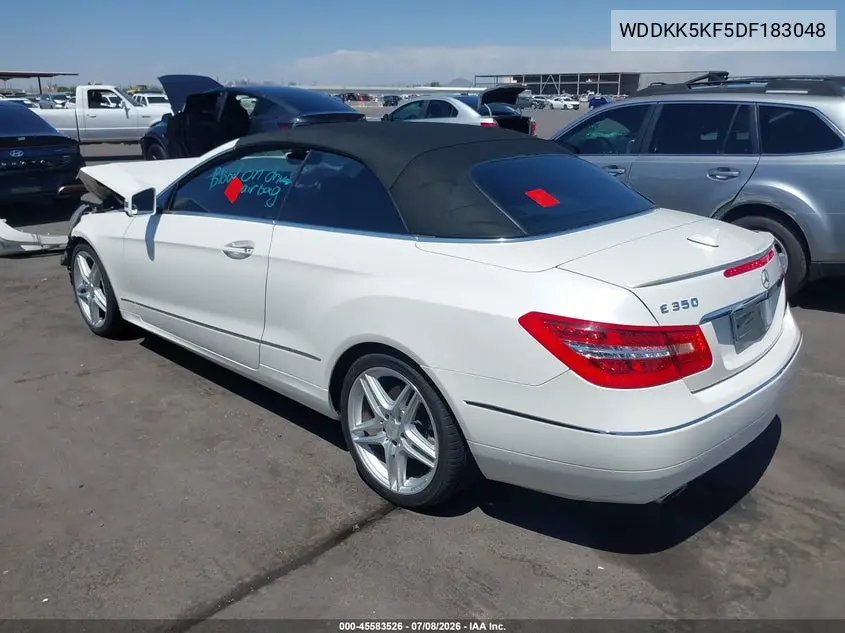 2013 Mercedes-Benz E 350 VIN: WDDKK5KF5DF183048 Lot: 45583526