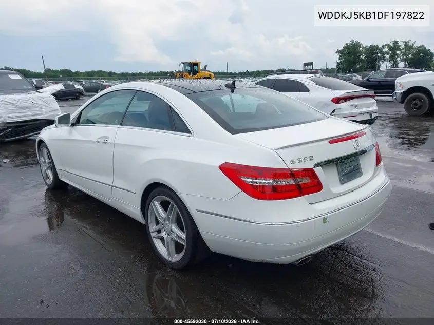2013 Mercedes-Benz E 350 VIN: WDDKJ5KB1DF197822 Lot: 45592030