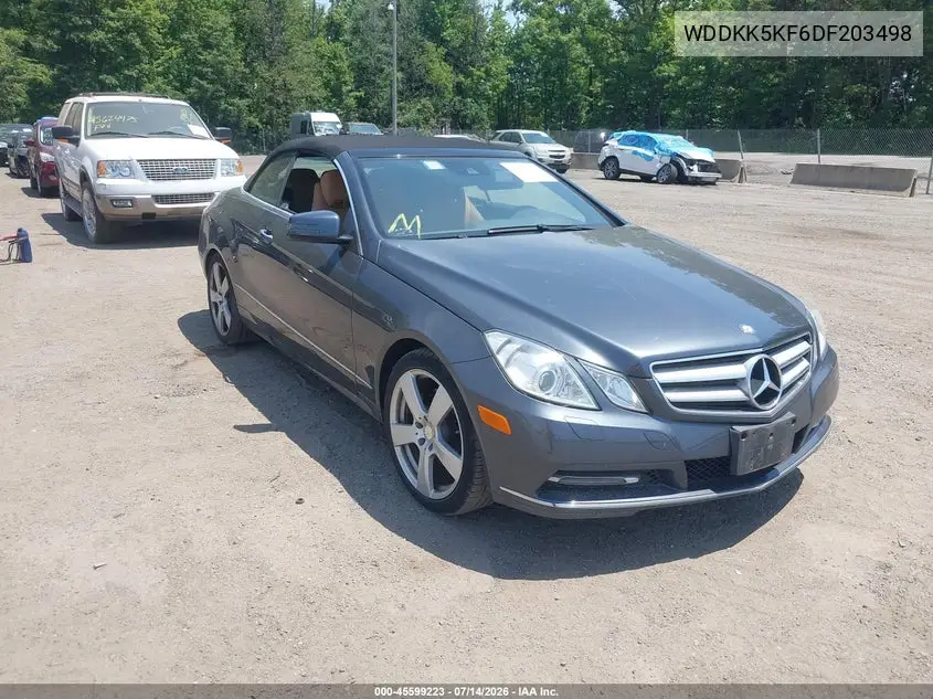 2013 Mercedes-Benz E 350 VIN: WDDKK5KF6DF203498 Lot: 45599223