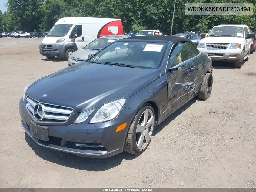2013 Mercedes-Benz E 350 VIN: WDDKK5KF6DF203498 Lot: 45599223