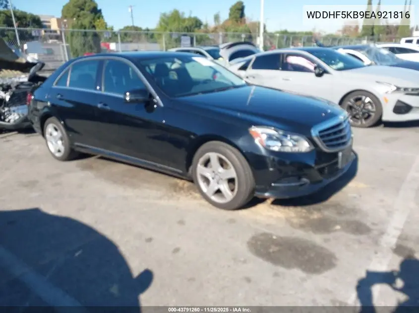WDDHF5KB9EA921816 2014 Mercedes-Benz E 350