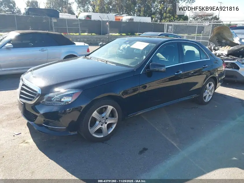 WDDHF5KB9EA921816 2014 Mercedes-Benz E 350