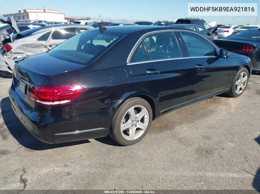 WDDHF5KB9EA921816 2014 Mercedes-Benz E 350
