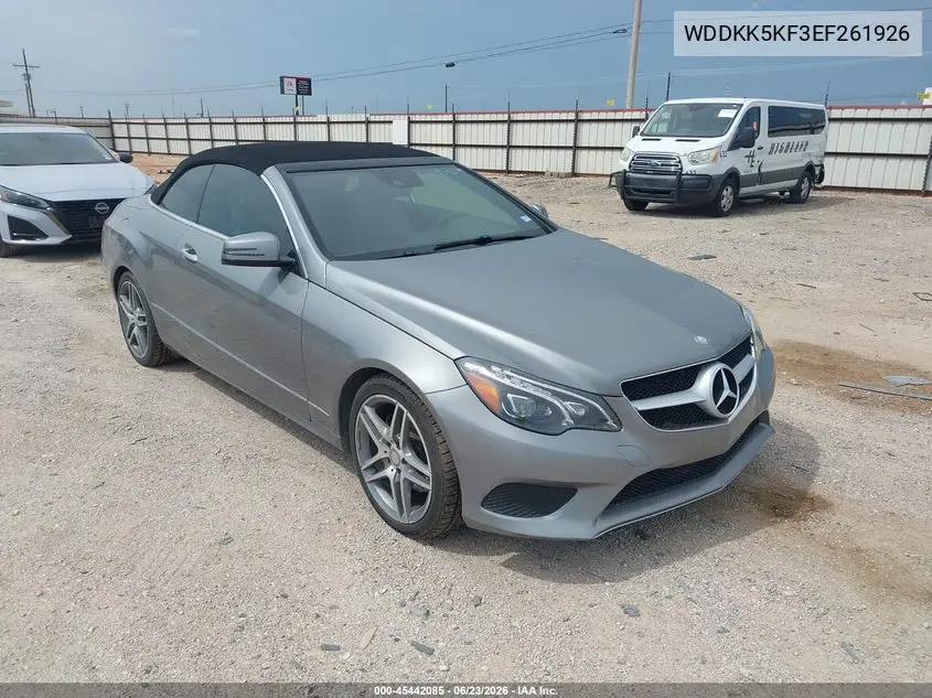 2014 Mercedes-Benz E 350 VIN: WDDKK5KF3EF261926 Lot: 45442085