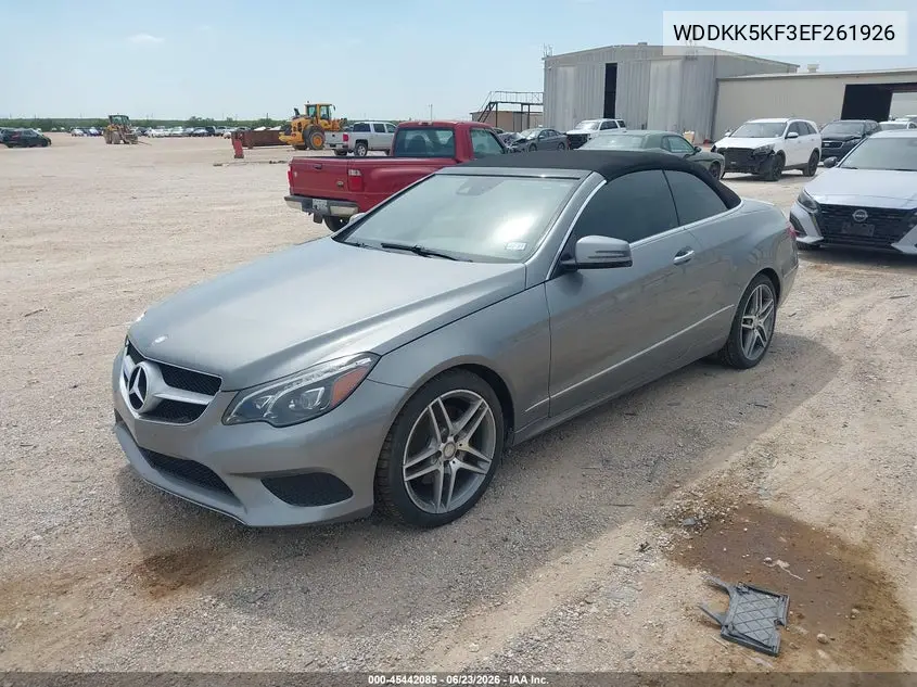 2014 Mercedes-Benz E 350 VIN: WDDKK5KF3EF261926 Lot: 45442085