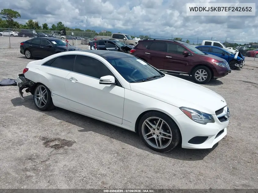 2014 Mercedes-Benz E 350 VIN: WDDKJ5KB7EF242652 Lot: 45563599
