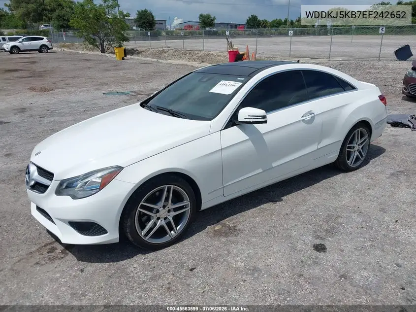 2014 Mercedes-Benz E 350 VIN: WDDKJ5KB7EF242652 Lot: 45563599