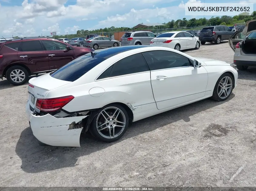 2014 Mercedes-Benz E 350 VIN: WDDKJ5KB7EF242652 Lot: 45563599