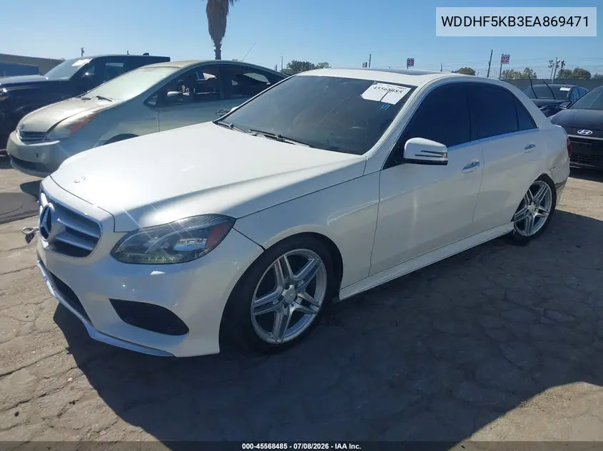 2014 Mercedes-Benz E 350 VIN: WDDHF5KB3EA869471 Lot: 45568485
