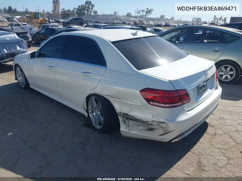 2014 Mercedes-Benz E 350 VIN: WDDHF5KB3EA869471 Lot: 45568485