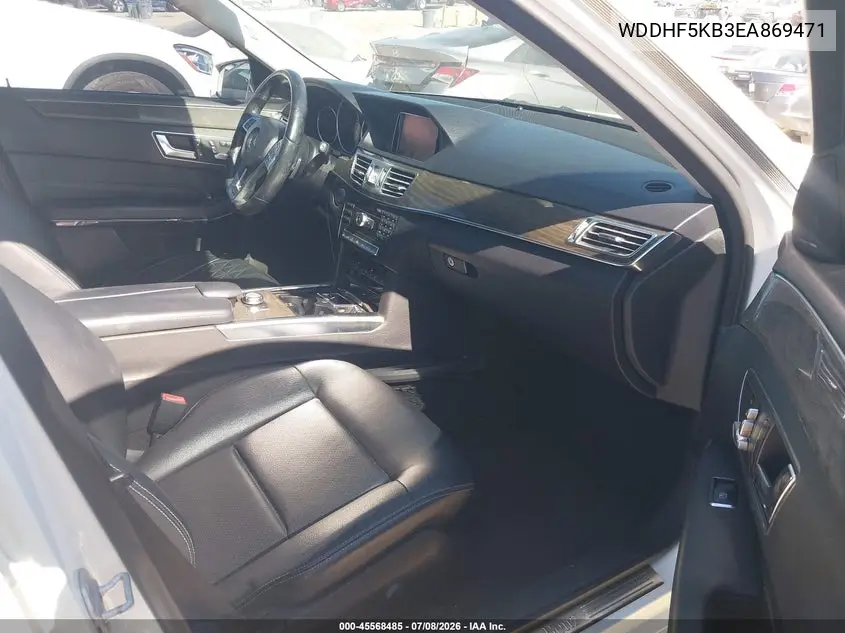 2014 Mercedes-Benz E 350 VIN: WDDHF5KB3EA869471 Lot: 45568485