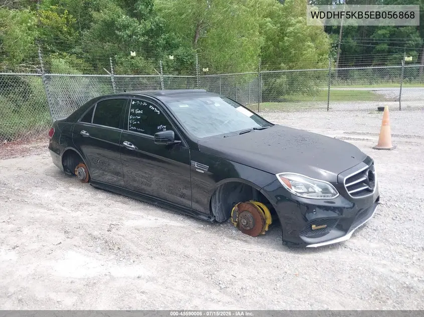 2014 Mercedes-Benz E 350 VIN: WDDHF5KB5EB056868 Lot: 45590006
