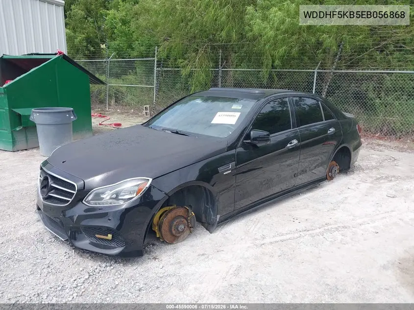 2014 Mercedes-Benz E 350 VIN: WDDHF5KB5EB056868 Lot: 45590006