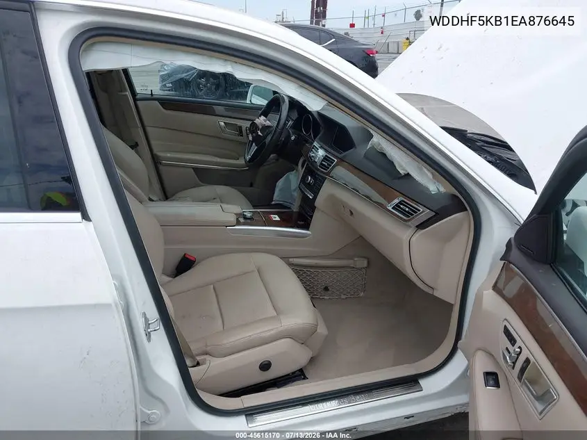 2014 Mercedes-Benz E 350 VIN: WDDHF5KB1EA876645 Lot: 45615170