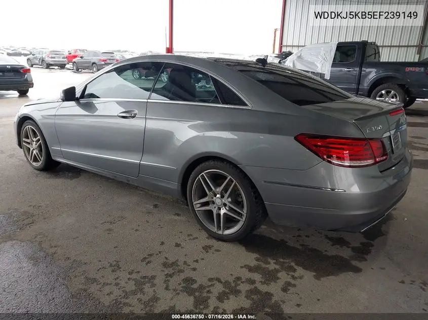 2014 Mercedes-Benz E 350 VIN: WDDKJ5KB5EF239149 Lot: 45636750