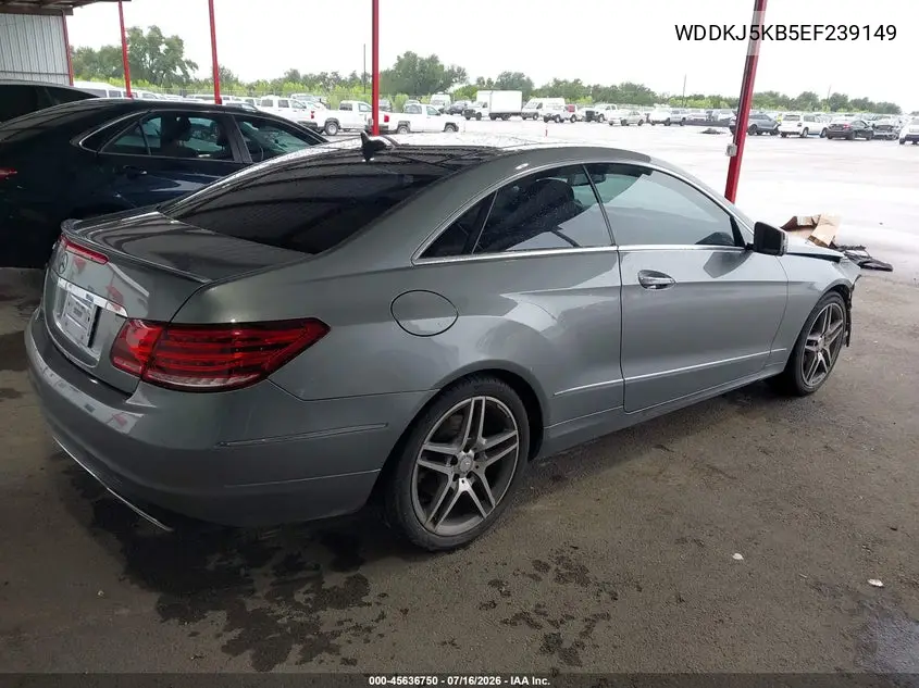 2014 Mercedes-Benz E 350 VIN: WDDKJ5KB5EF239149 Lot: 45636750