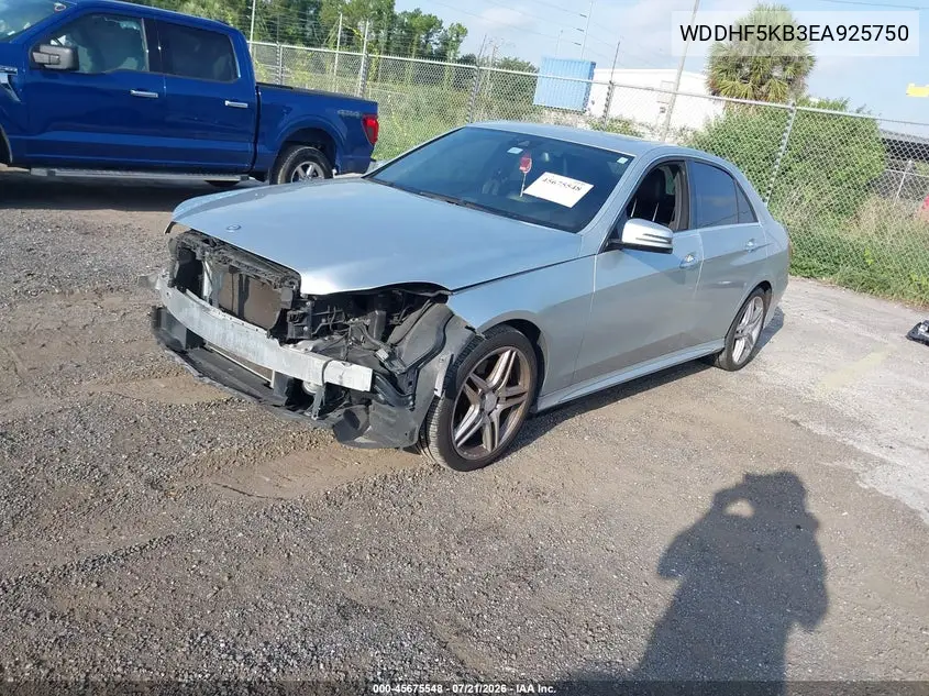 2014 Mercedes-Benz E 350 VIN: WDDHF5KB3EA925750 Lot: 45675548