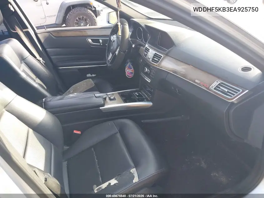 2014 Mercedes-Benz E 350 VIN: WDDHF5KB3EA925750 Lot: 45675548