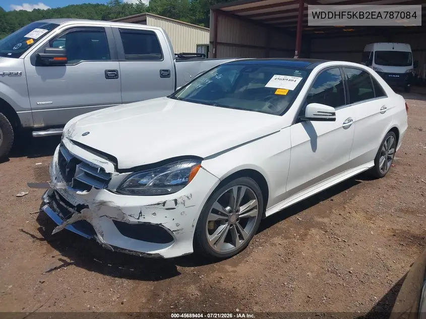 2014 Mercedes-Benz E 350 VIN: WDDHF5KB2EA787084 Lot: 45689404