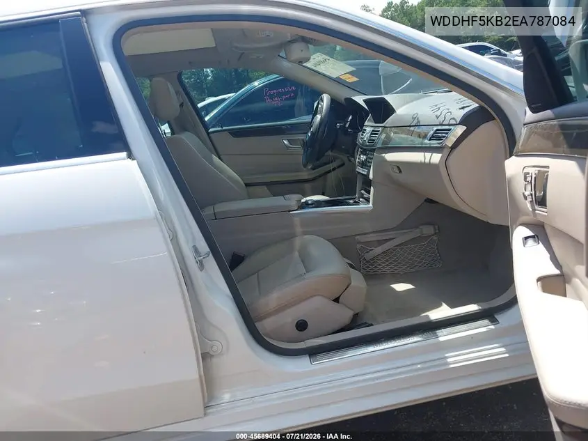 2014 Mercedes-Benz E 350 VIN: WDDHF5KB2EA787084 Lot: 45689404
