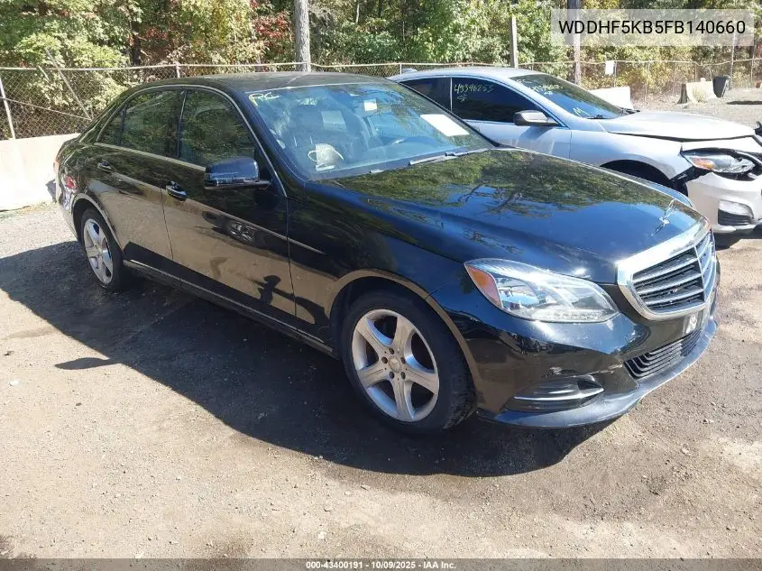 WDDHF5KB5FB140660 2015 Mercedes-Benz E 350