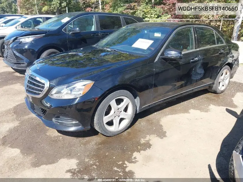 WDDHF5KB5FB140660 2015 Mercedes-Benz E 350