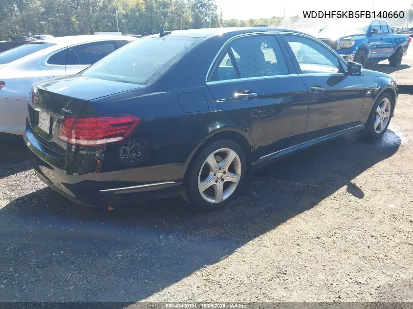 WDDHF5KB5FB140660 2015 Mercedes-Benz E 350