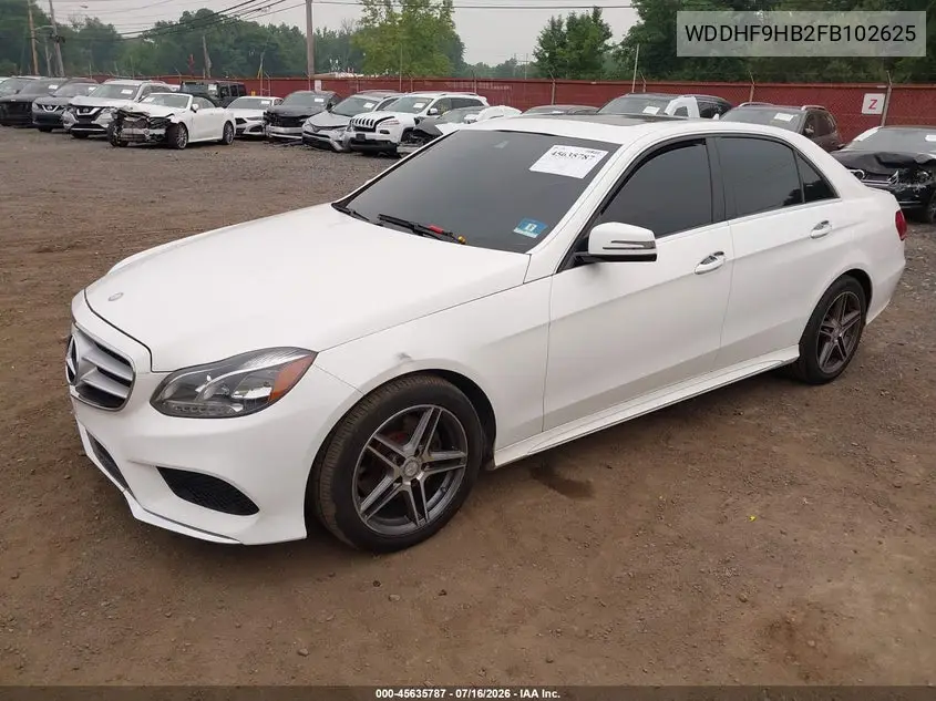 2015 Mercedes-Benz E 250 Bluetec 4Matic VIN: WDDHF9HB2FB102625 Lot: 45635787